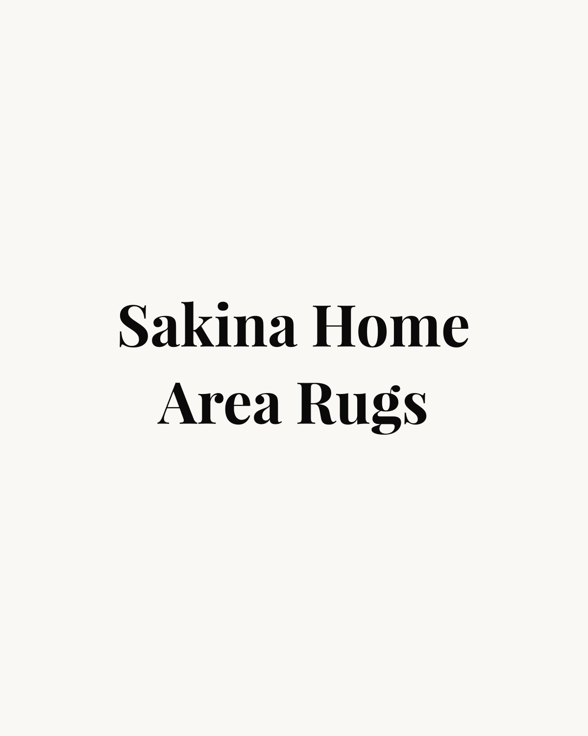 Area Rugs