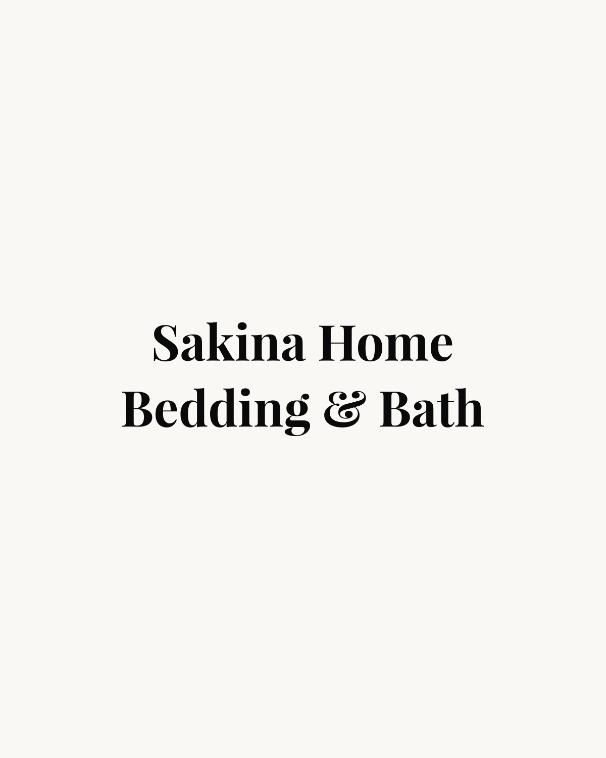 Bedding & Bath