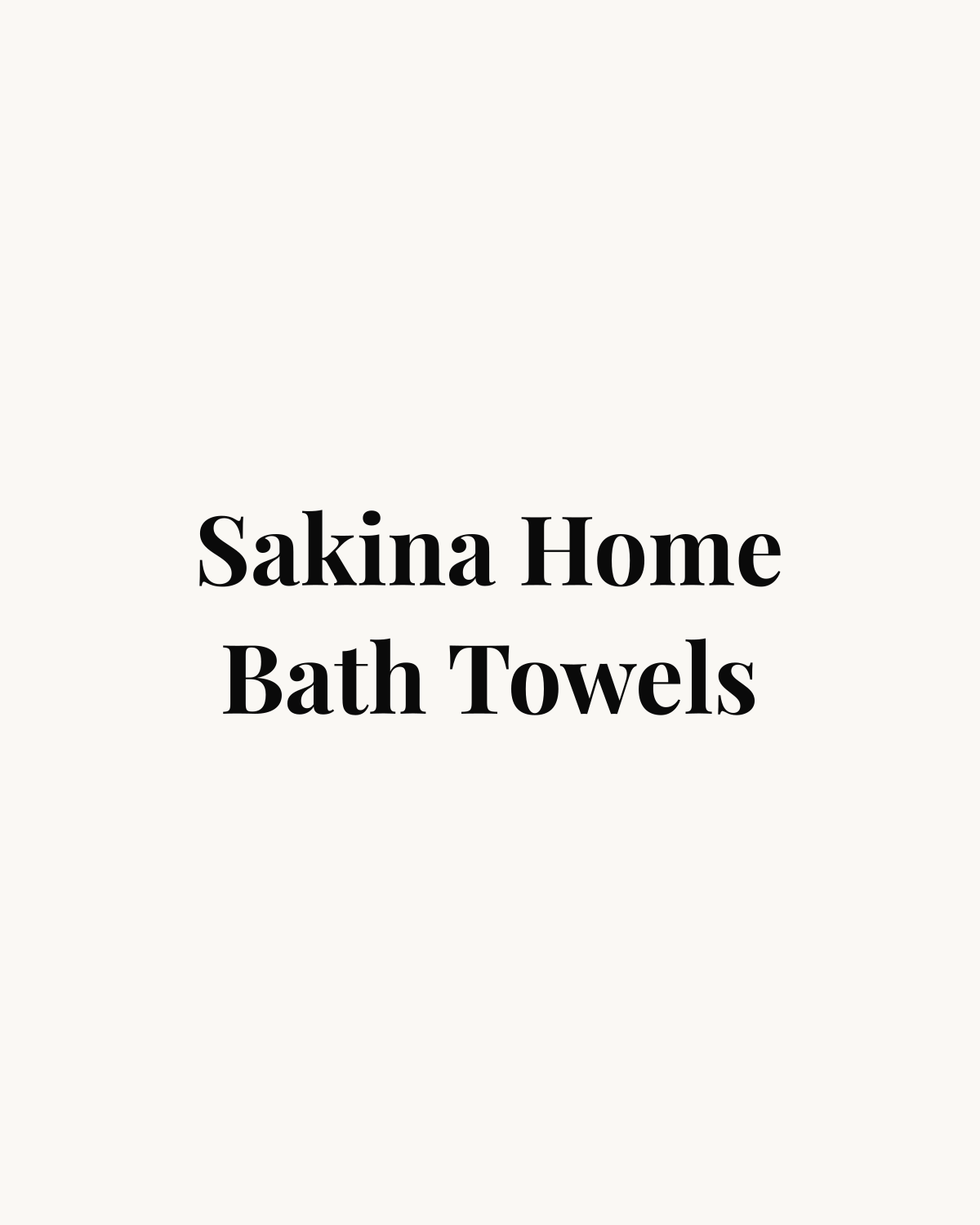 Bath Towels