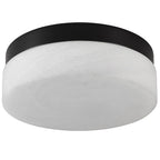 Luxury Gold LED Flush Mount Ceiling Light, 12 in. Slim Low-Profile Fixture