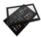 Slots Jewelry Ring Display Organizer Tray Holder Earrings Storage Box
