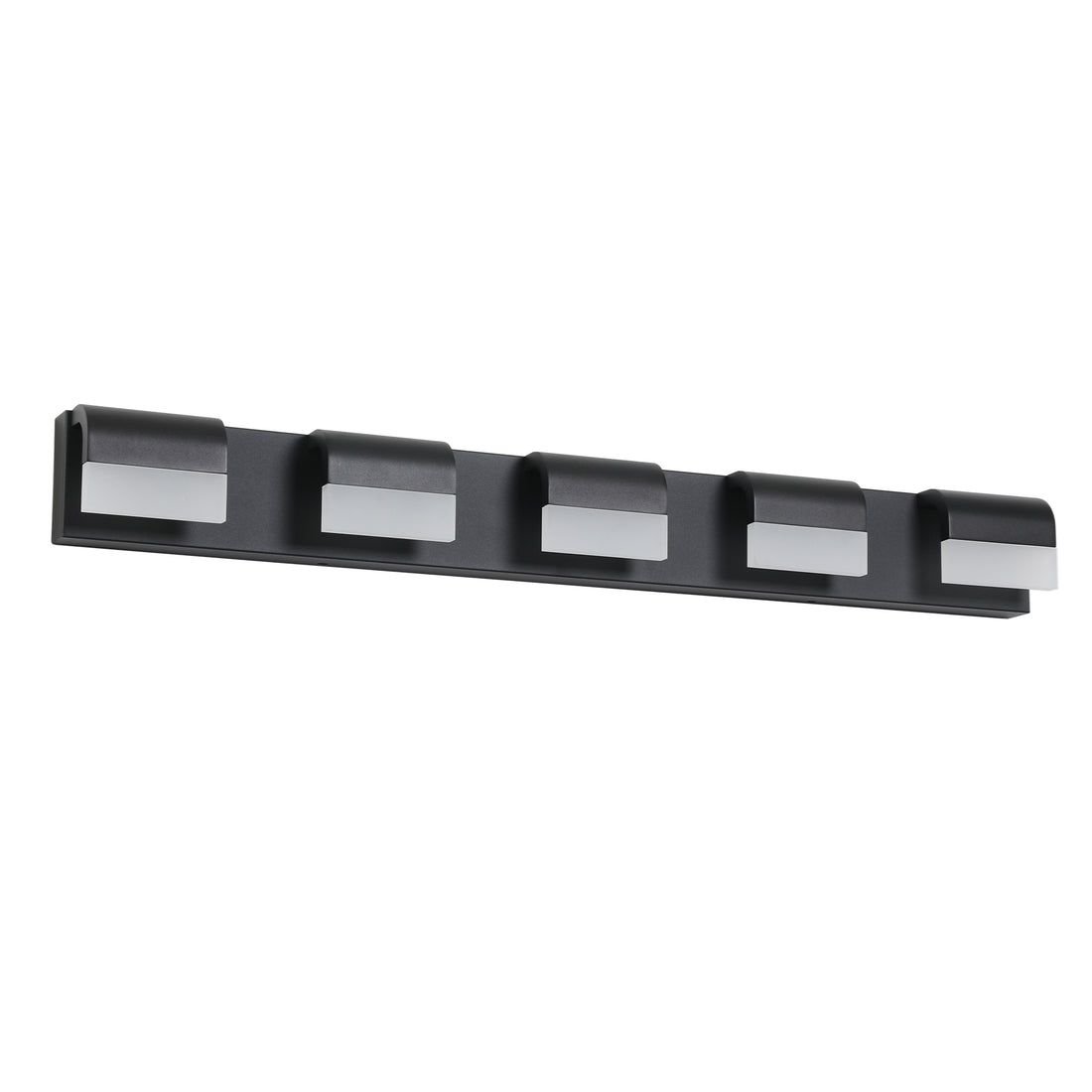 Modern Bathroom Vanity Lighting 5-Light LED Vanity Lights Over Mirror