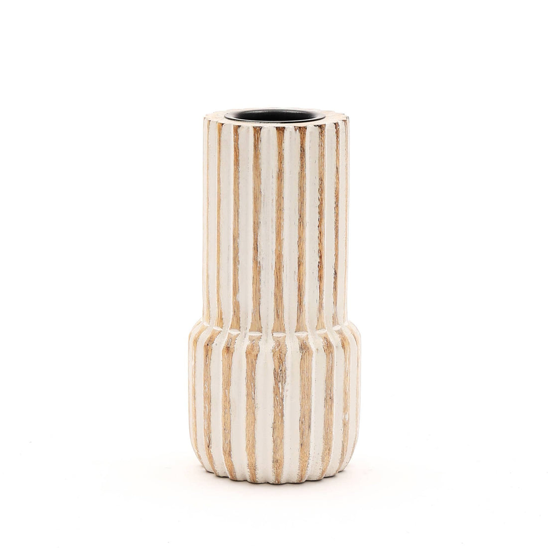Decorative Wooden Centerpiece Candle Holder- 4x12 -Elegant Candle Stan