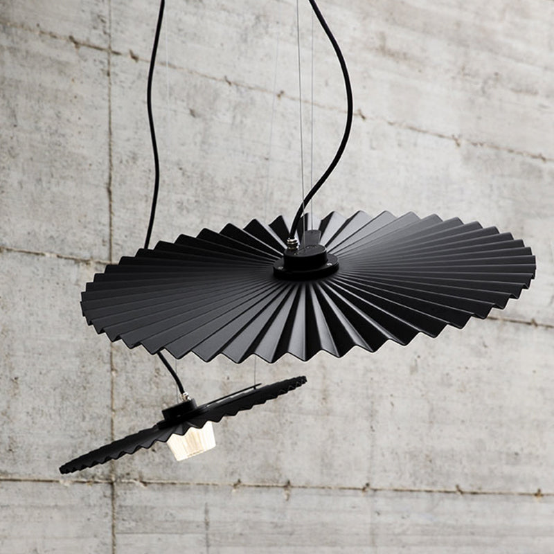 Modern Iron Pendant Light, LED, 14, 16, or 20 in