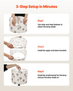 Drum Lamp Shade 2 Set