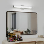 Bathroom Vanity Light Brushed Nickel Square LED 25 Inch 14W 6000K Cool