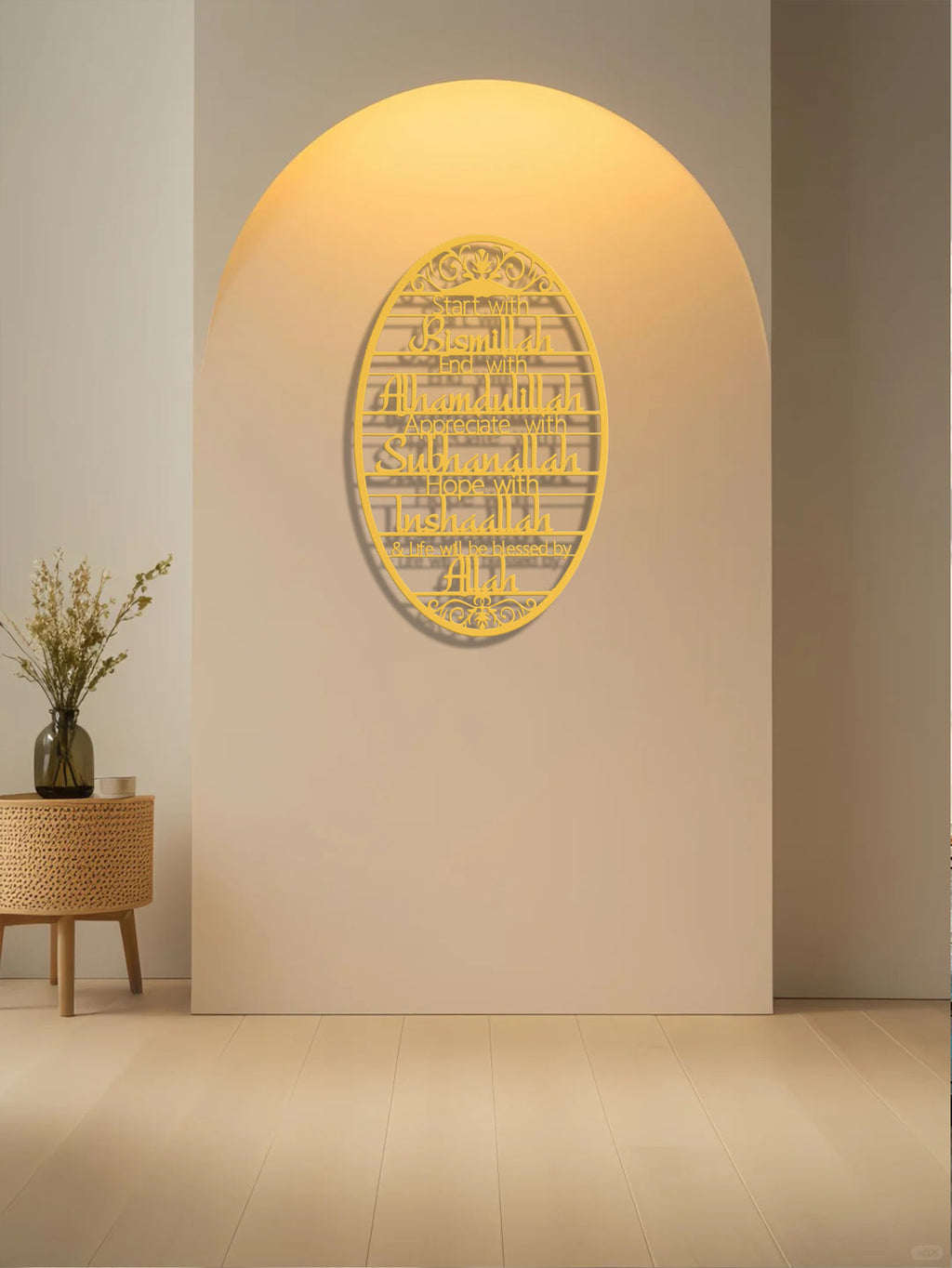 Metal Wall Art-Elegant Home Decor For Study Room