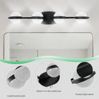 Same As W1340P143677 L2001-B-4 30 Black Minimalist LED Bathroom Vanity