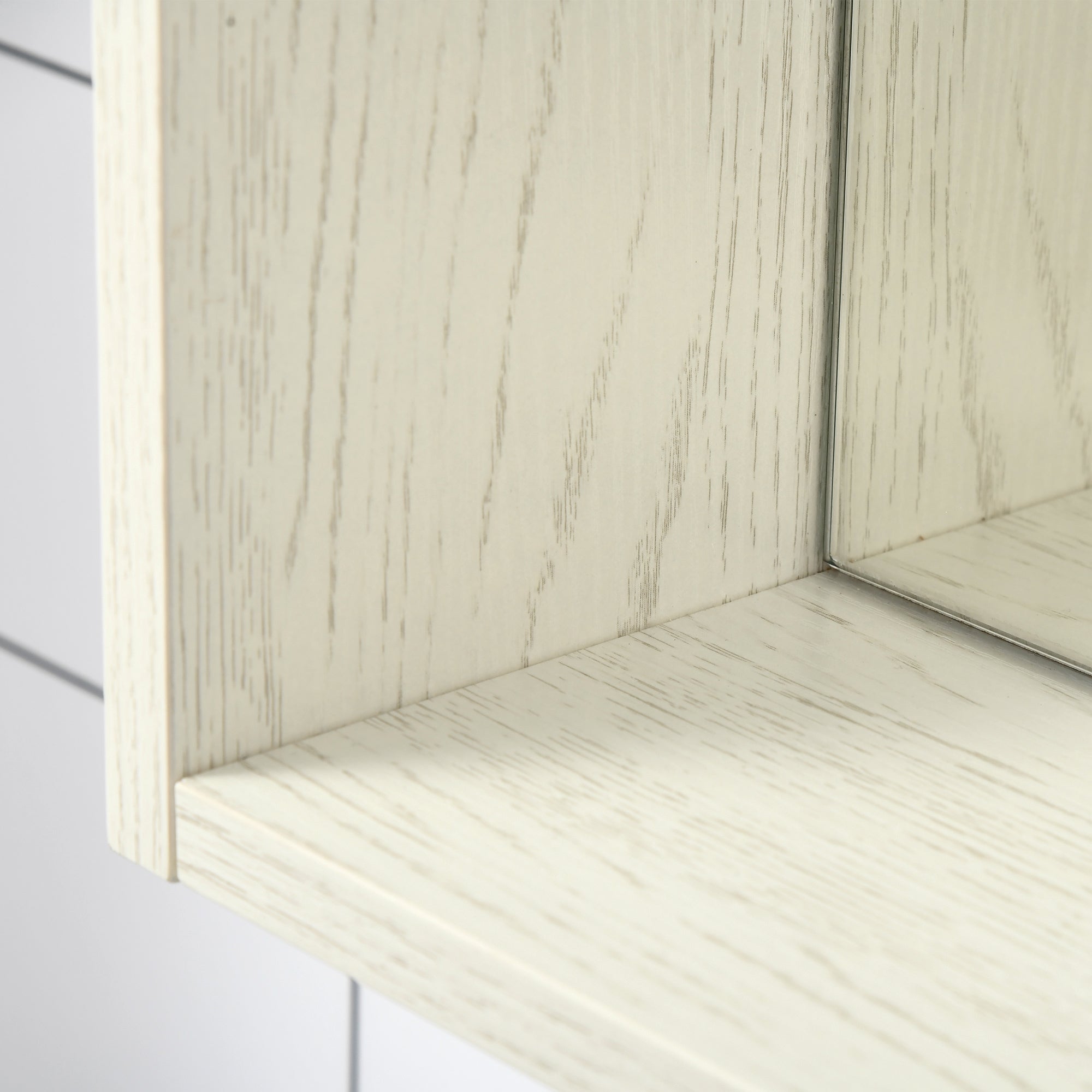 24.75" x 25.5" Bathroom Medicine Cabinet with Mirror