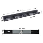 Modern Black LED Vanity Light