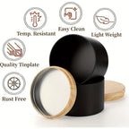 Set Of 12 Transparent Airtight Odor-Proof Candle Jars