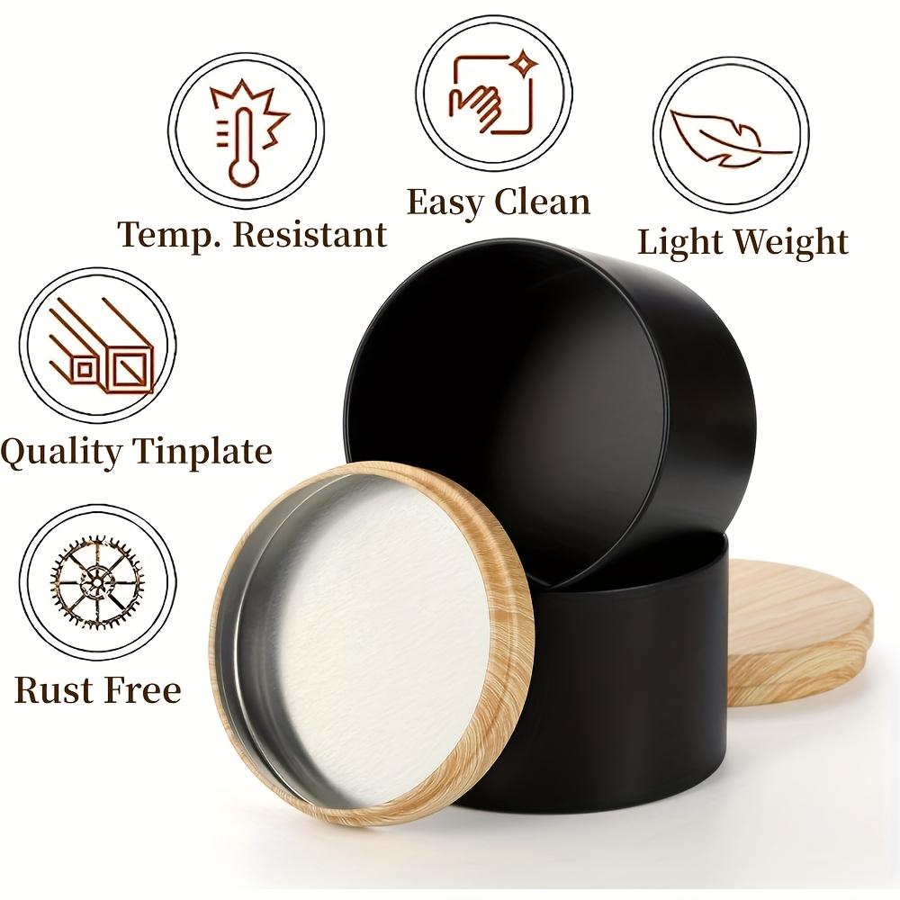 Set Of 12 Transparent Airtight Odor-Proof Candle Jars