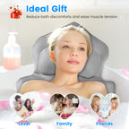 1Pc Full Body Bath Pillow With Headrest Lumbar Support Quick-Drying Ba