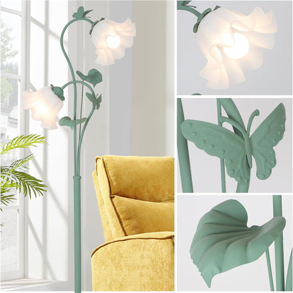 Flower-Shaped Floor Lamp for Living Room