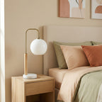 Bedroom Table Lamp Nordic Home Creative Romantic Warm Marble Study Roo