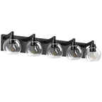 Bathroom Light Fixtures Over Mirror 5-Lights Bathroom Vanity Light Wit