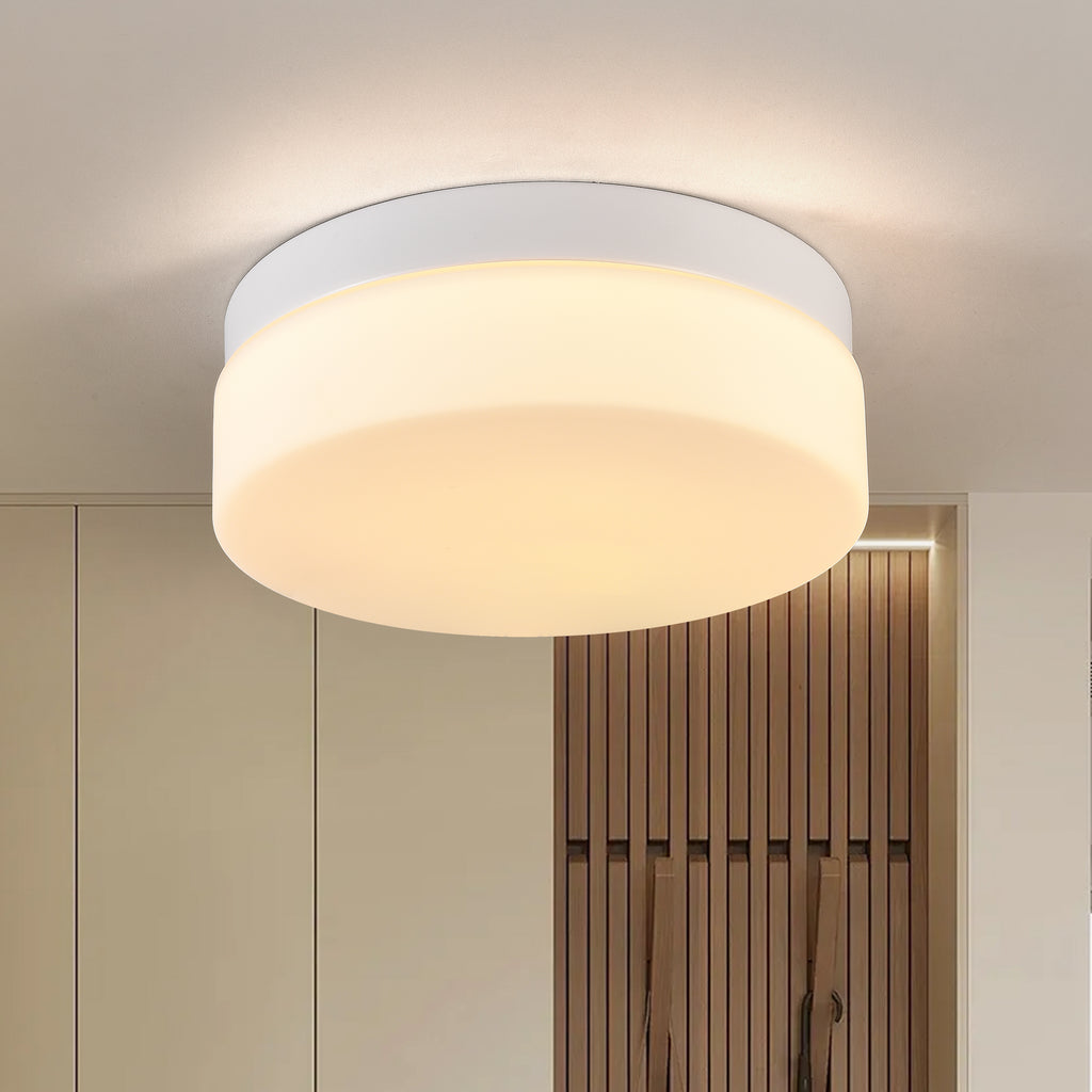 Round LED Flush Mount Ceiling Light, 3 Color Modes, Energy-Saving 24W
