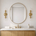 Reverie Double Lights Bathroom Wall Sconce Over Mirror Bedroom Hallway
