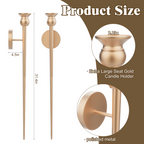 Holder Sconce With Battery Operated Candles Retro Chic Wall Sconces Ca