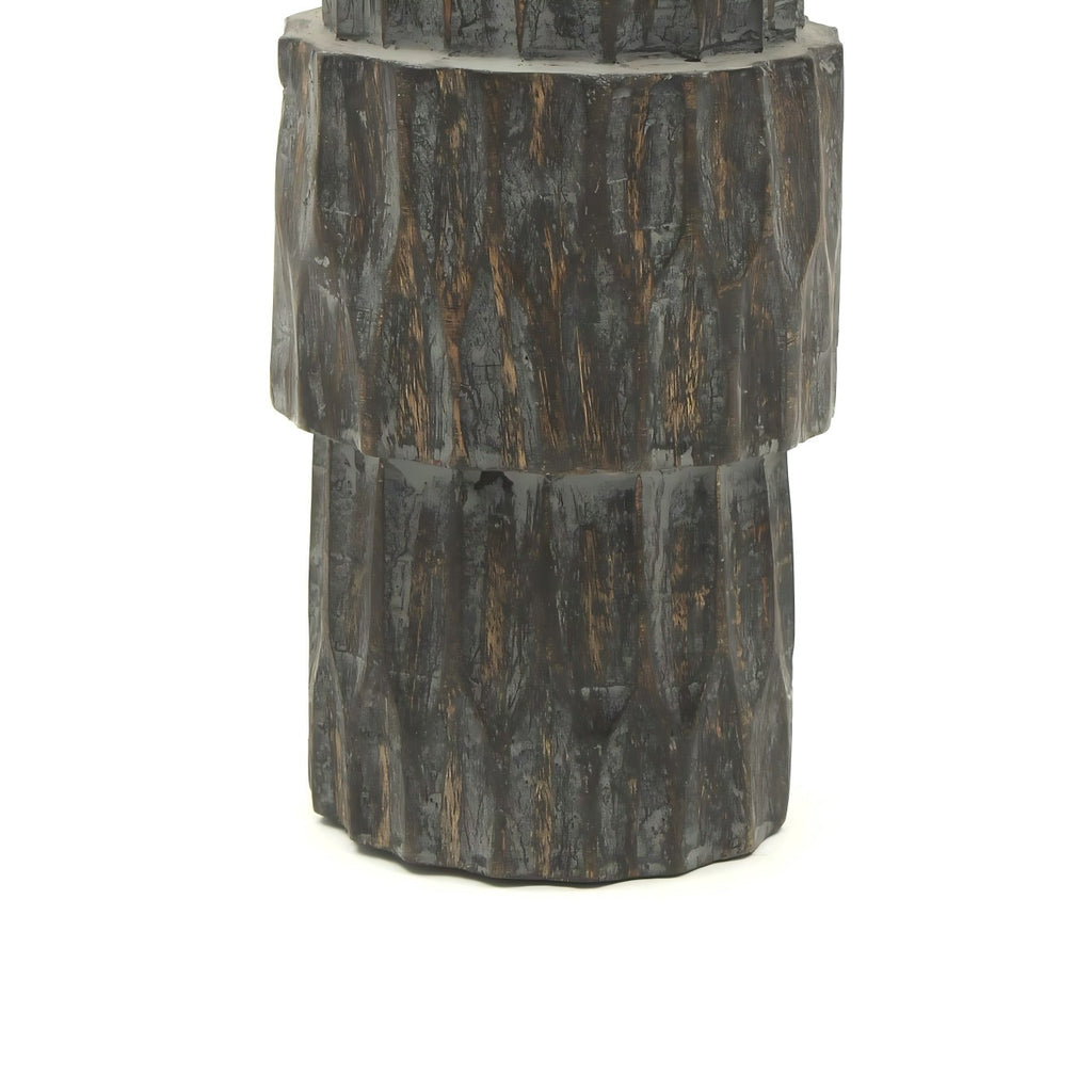 Decorative Wood Centerpiece Candle Holder- 4x8 -Elegant Candle Stand F