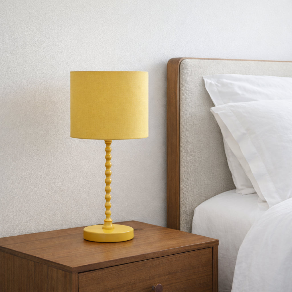 Modern Classic Sereno Desk Lamp, Ochre and Gold Finish — detail view 3