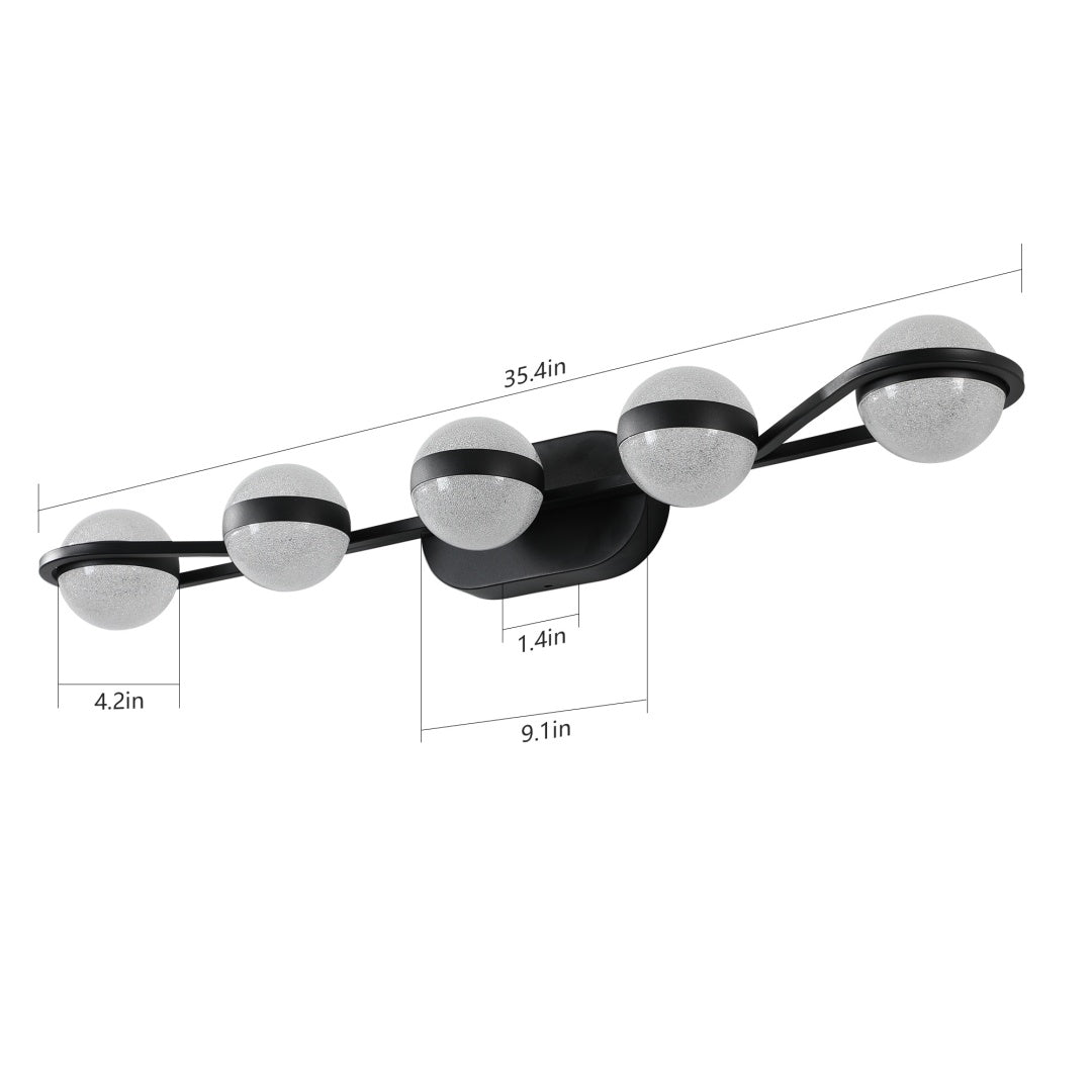 NEW SKU W1340P206793 35 Modern Minimalist Bathroom Vanity Light