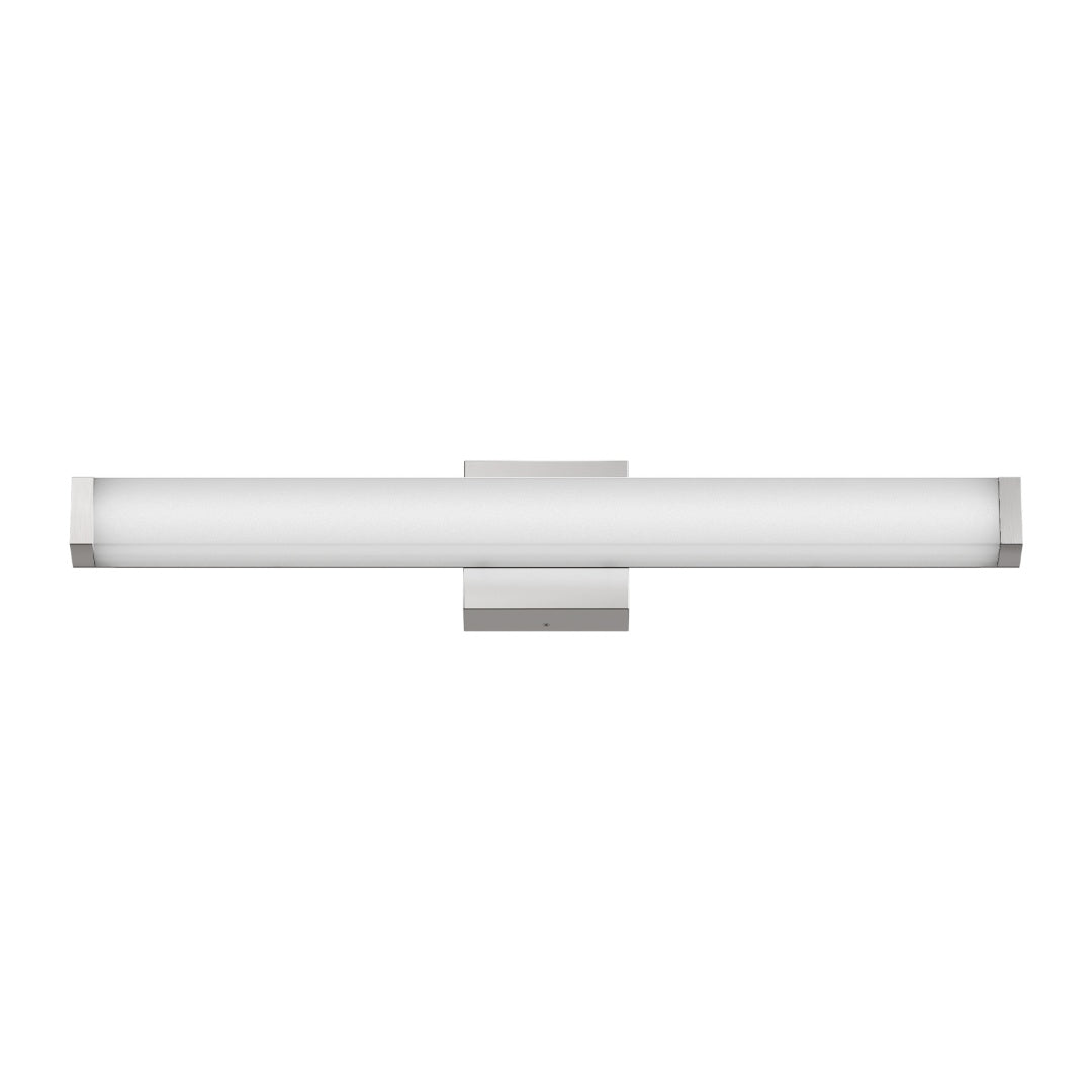 Bathroom Vanity Light Brushed Nickel Square LED 25 Inch 14W 6000K Cool