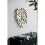 Gold Metal Monstera Leaf Wall Decor, 18.9 in. Botanical Wall Art