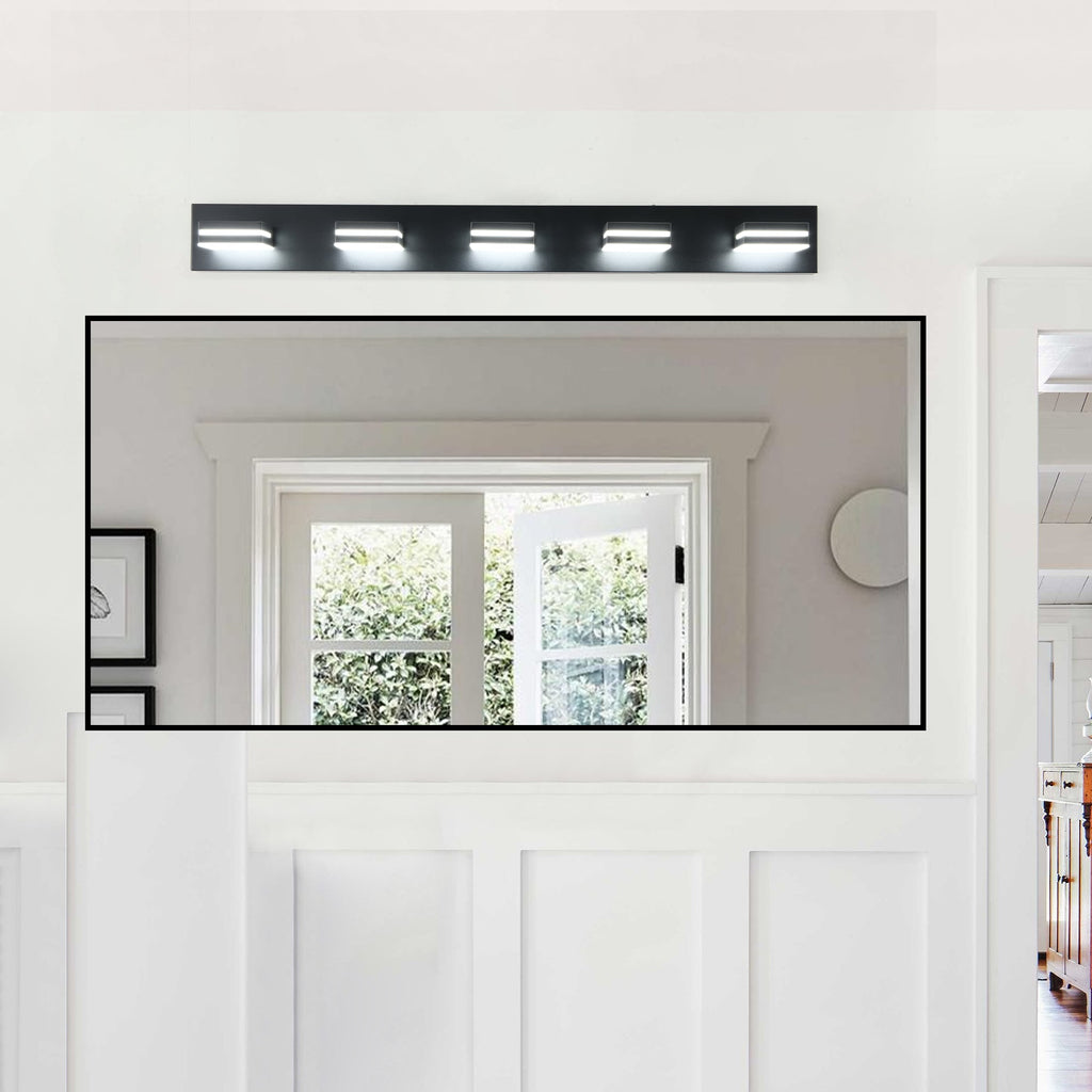 Modern LED Vanity Light Bar — 5-Light, 42.1 in.