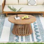 Acacia Wood Outdoor Coffee Table
