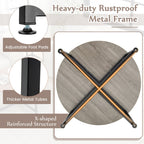 3-Piece Coffee and End Table Set, Round and Square