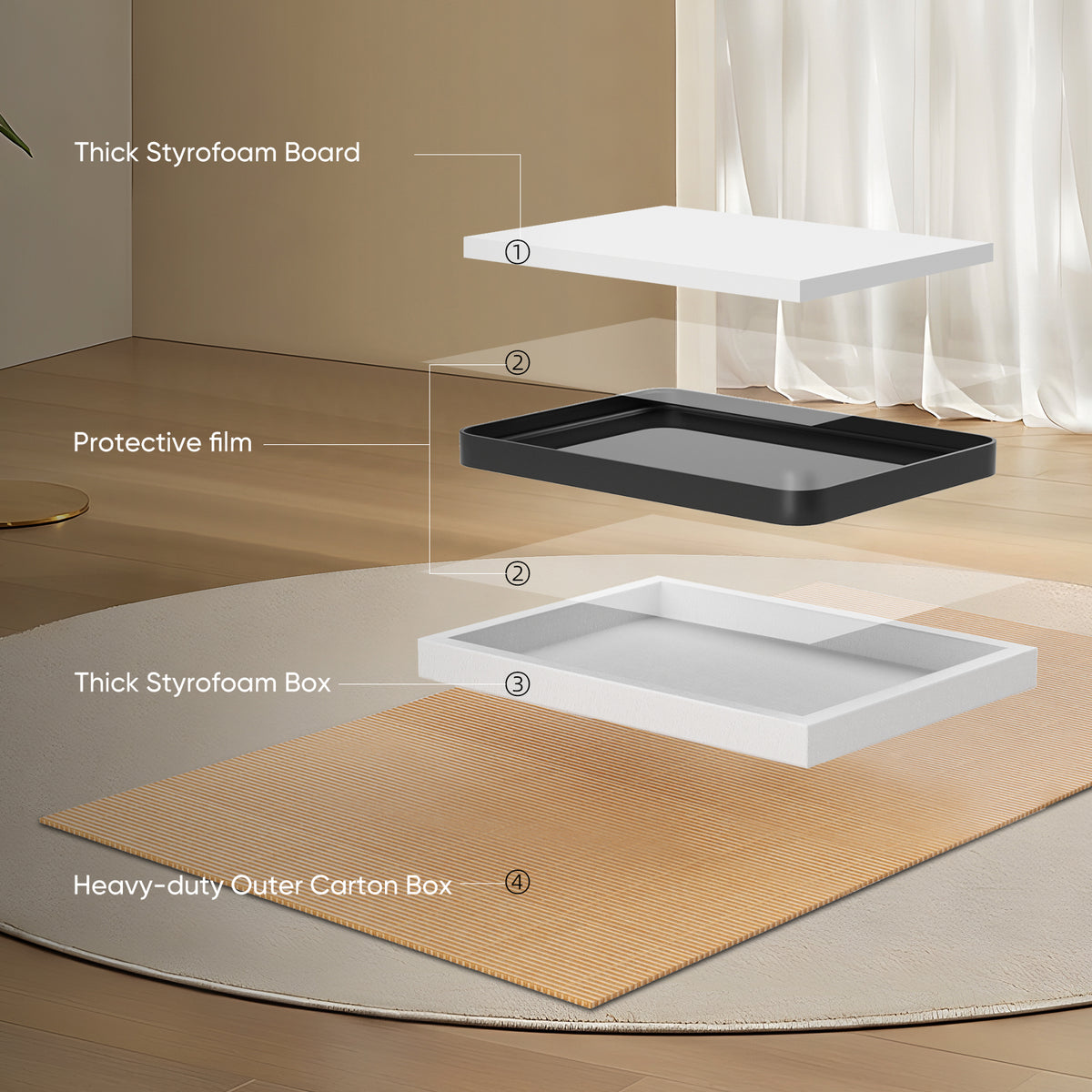 Rectangular Wall Vanity Mirror, 29.5 x 21.6 in. Bathroom Decor for Bathroom Vanity — detail view 2