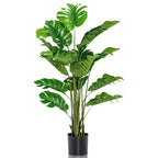 5 Feet Artificial Tree Faux Monstera Deliciosa Plant For Home Indoor A