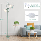 Flower-Shaped Floor Lamp for Living Room