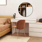 Black Round Wall Mirror