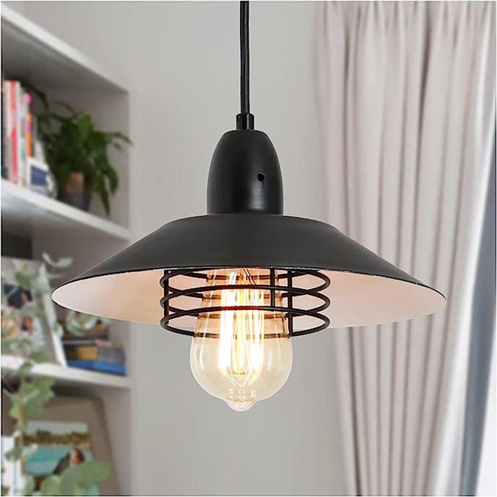 Farmhouse Vintage Pendant Light Black Fixture Pendant Lights With Spri