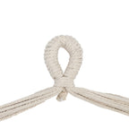 Beige Pillow Hanging Chair Polyester Cotton Belt 2pcs Pillow
