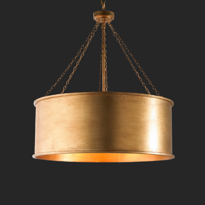 Antique Iron Chandelier, American Retro, 19 or 25 in