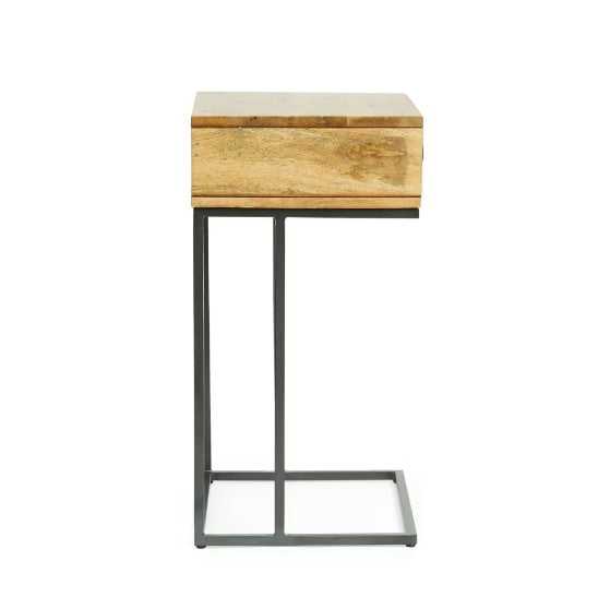 Modern C-Shaped Side Table | 2-Layer Structure