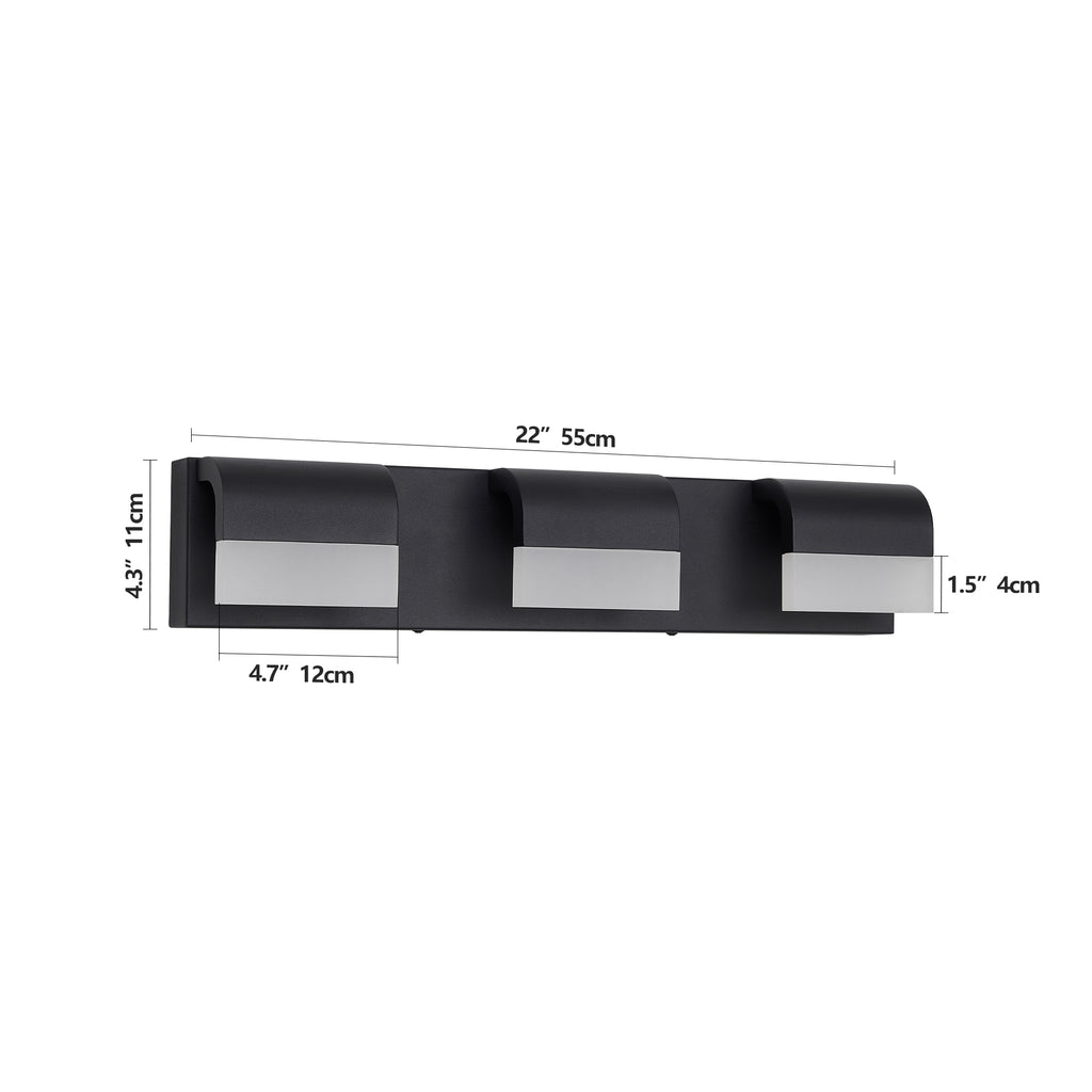 LED Contemporary Vanity Lights Fixture Bathroom Wall Light Over Mirror