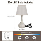 Touch Bedside Lamp Set Of 2