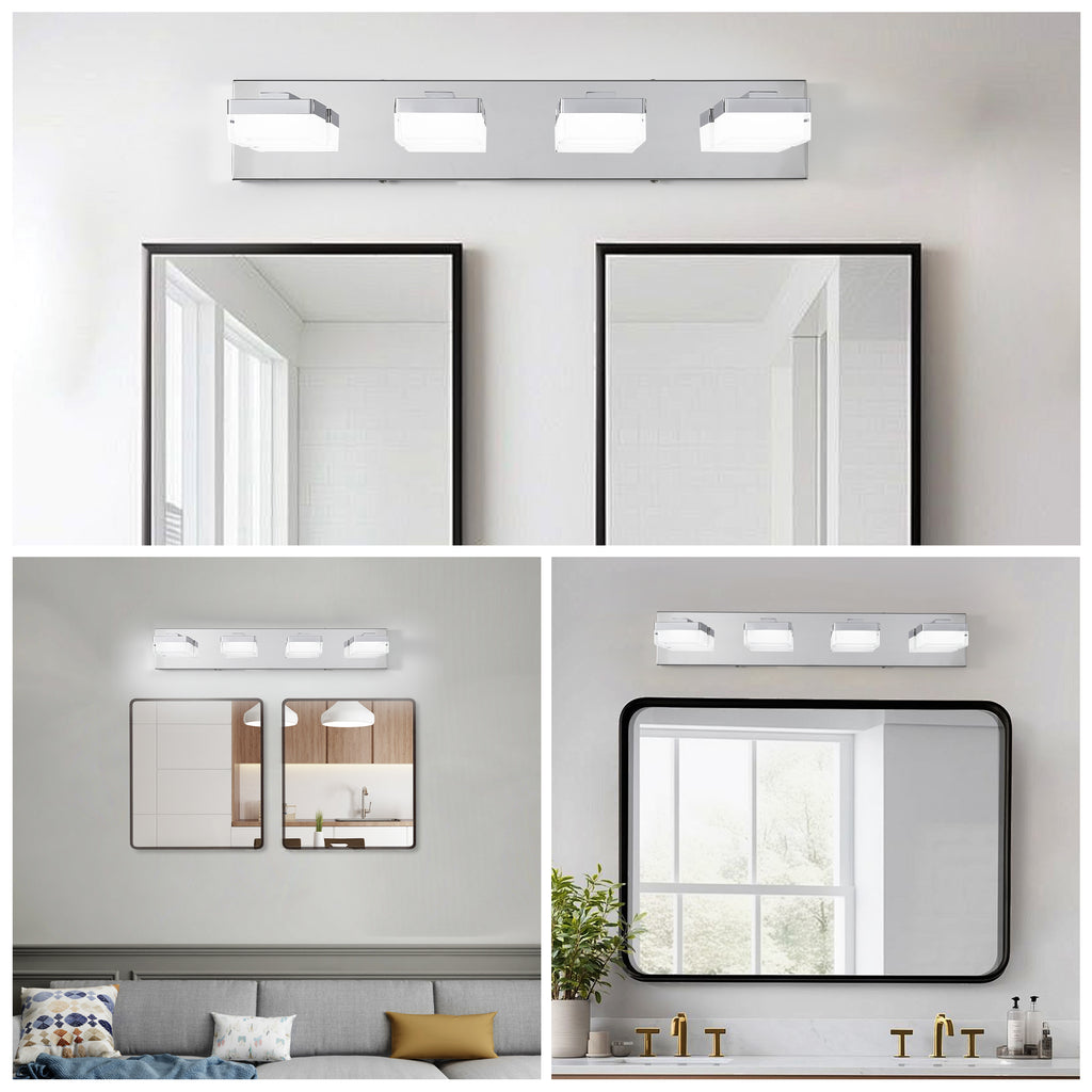 Modern Chrome LED Vanity Light