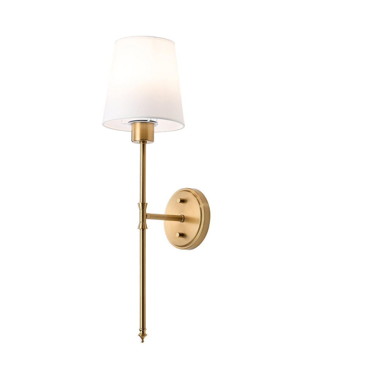 Battery-Operated Wall Sconce with Remote, Wireless, Gold, Set of 2 for Living Room — detail view 3