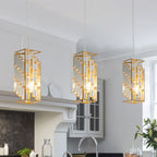 4inch Modern Crystal Pendant Light - 3 Pack