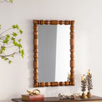 Vintage Wooden Carved Wall Mirror