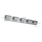Modern Bathroom Vanity Lighting 5-Light LED Vanity Lights Over Mirror