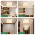 Round LED Flush Mount Ceiling Light, 3 Color Modes, Energy-Saving 24W