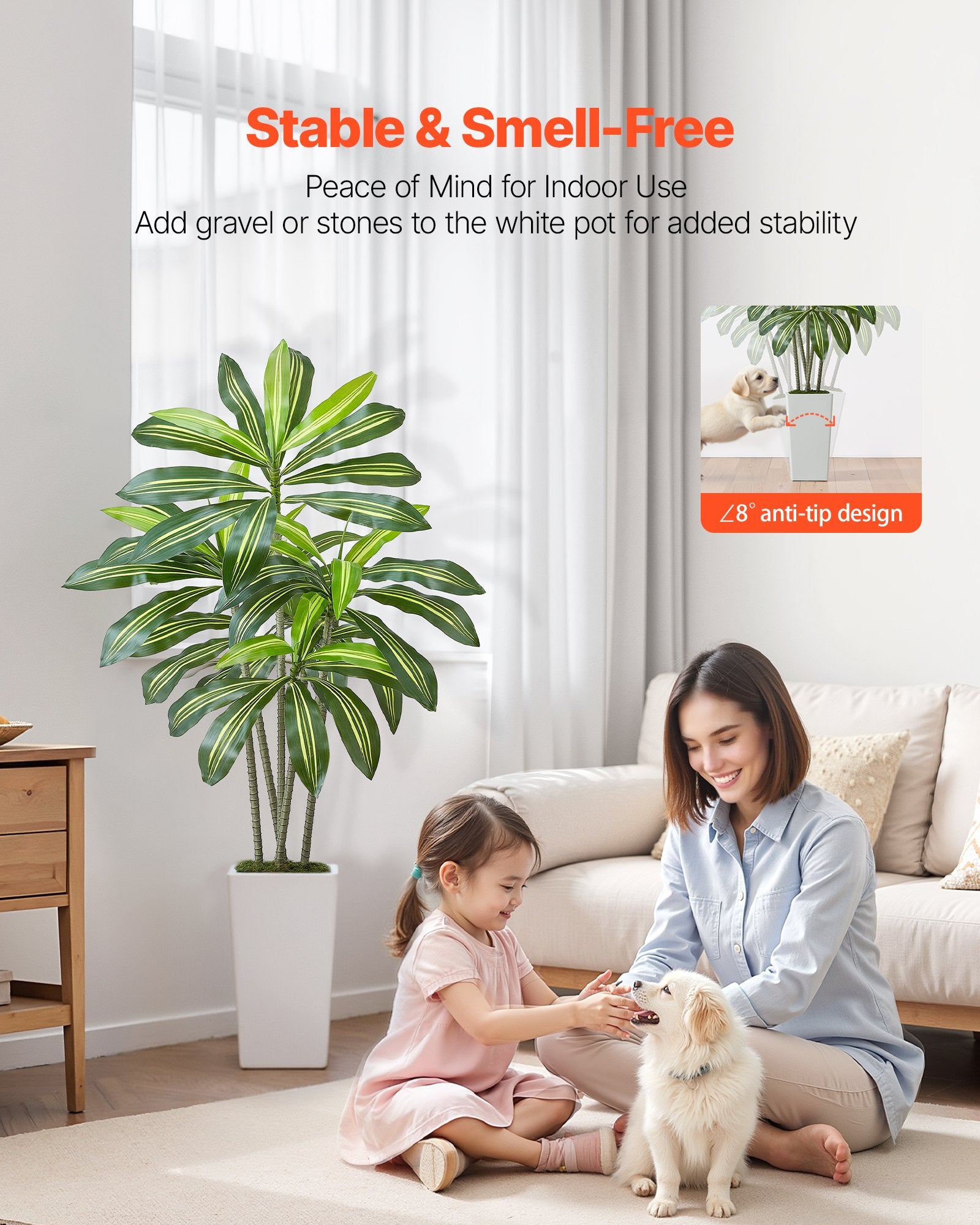 Artificial Dracaena Tree 5 Ft