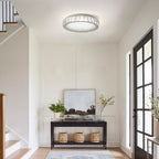 K9 Crystal LED Flush Mount Ceiling Light, 3 Color Temperatures
