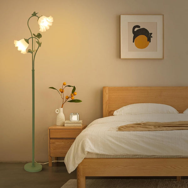Flower-Shaped Floor Lamp for Living Room